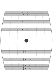 Sketch of wine puncheon