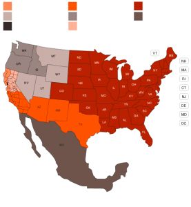 TERRITORY MAP: USA