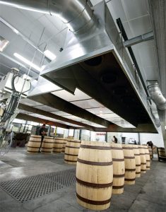 Radoux Cooperage Toasting Area