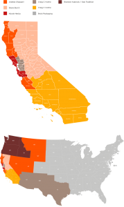 Radoux USA Sales Territory Map