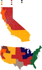 Radoux USA Territory Map 2024